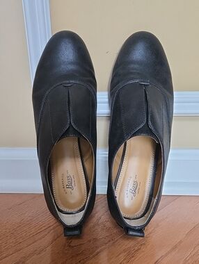 Bass Women's Black Leather Slip-On Loafers 8.5 M